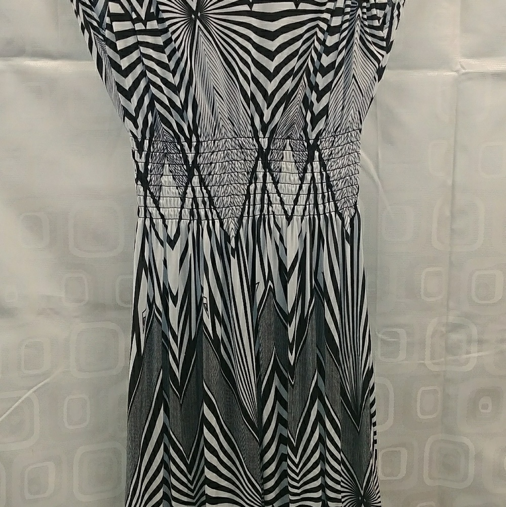 Black and white dress